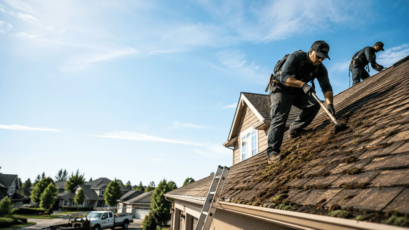 Roof Moss Removal in Bethpage, NY near me